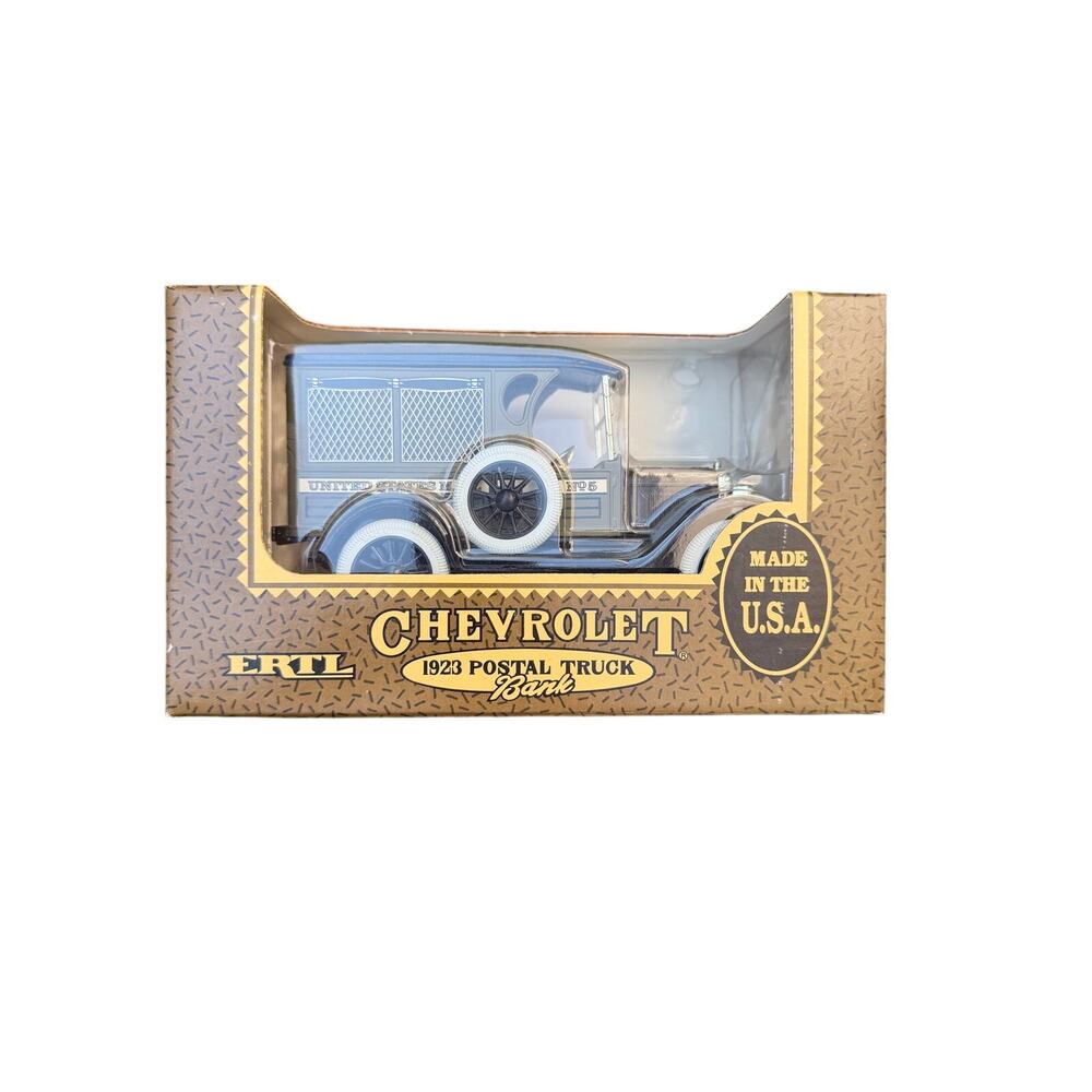 ERTL 1923 Chevrolet Postal Truck Coin Bank 1/25 Scale Die-Cast NIB USA